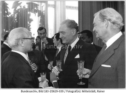 Berlin, Wahl Honecker, Gratulation