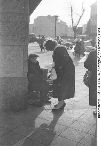 Düsseldorf, blinder Bettler