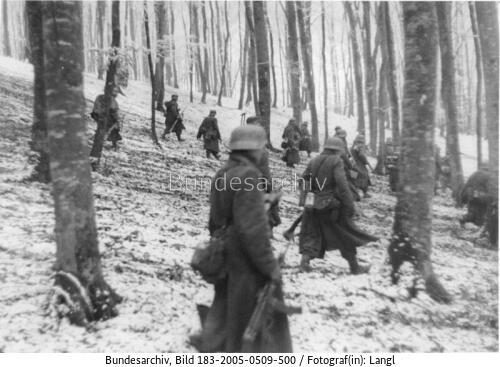 Luxemburg, Ardennenoffensive, deutsche Soldaten