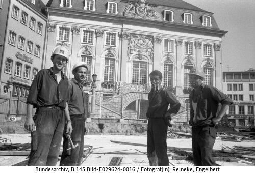 Bonn, Baustelle, Gastarbeiter