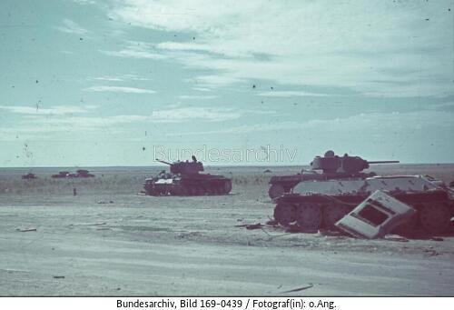 Russland, bei Stalingrad, russische Panzer