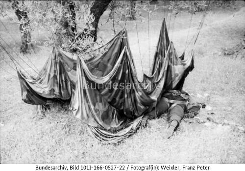 Kreta, toter Fallschirmjäger