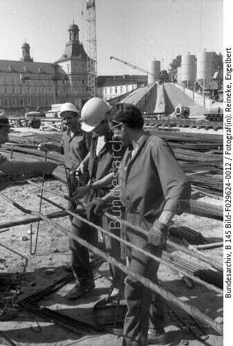 Bonn, Baustelle, Gastarbeiter