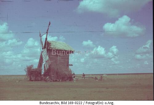 Russland, bei Stalingrad, Windmühle
