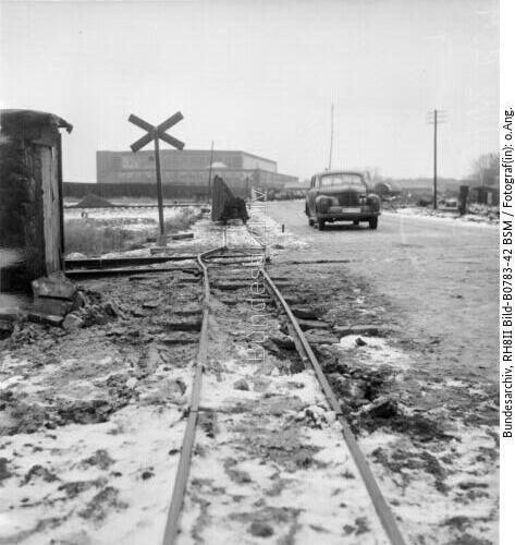 Peenemünde, HVA, Bahngleise, Halle