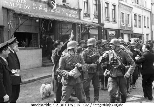 Belgien, Malmedy, Einmarsch Wehrmacht