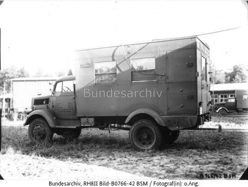 Peenemünde, LKW-Kastenwagen