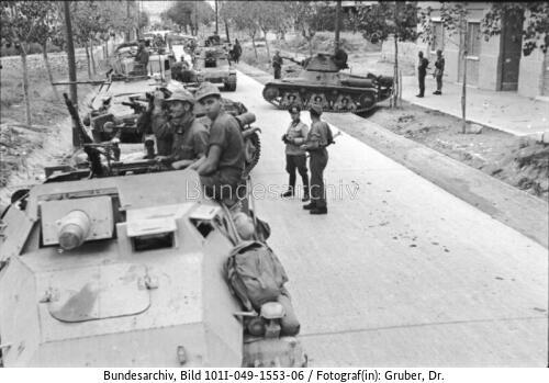 Kroatien, Split, Einmarsch Panzertruppen