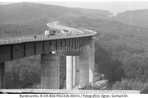 Haseltalbrücke im Spessart, Autobahn A3