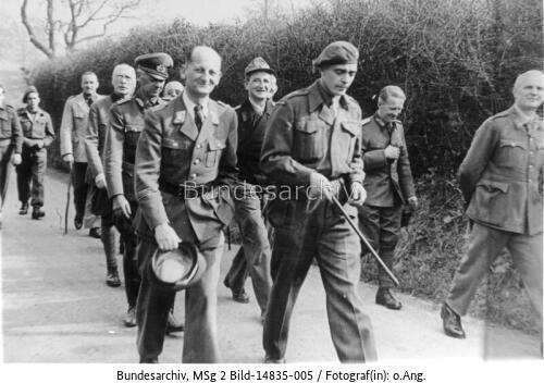 England, Trent Park Camp, deutsche Kriegsgefangene