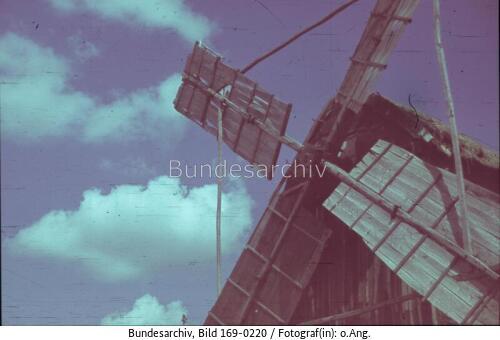 Russland, bei Stalingrad, Windmühle