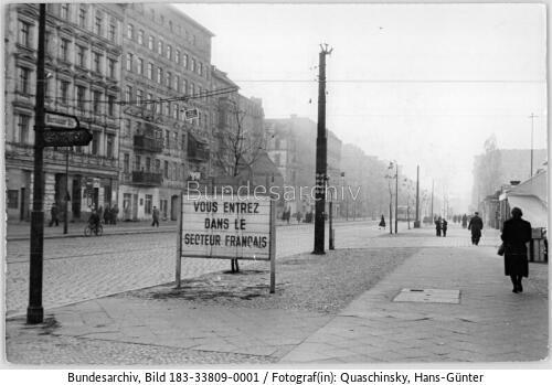 Berlin, Bernauer Straße, Grenze