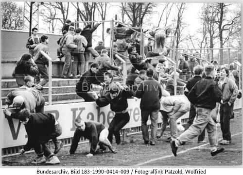 FDGB-Pokal, Schwerin-Leipzig, Ausschreitungen