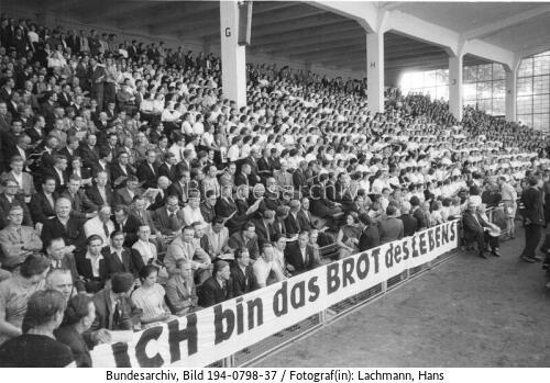 Düsseldorf, Veranstaltung mit Billy Graham