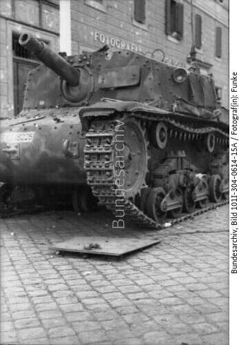 Rom, italienisches Sturmgeschütz Semovente