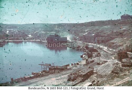 Russland, Sewastopol, zerstörter Hafen