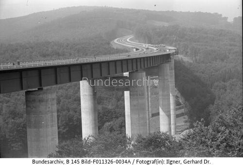 Haseltalbrücke im Spessart, Autobahn A3