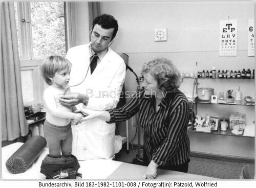 Carlow, kinderärztliche Untersuchung
