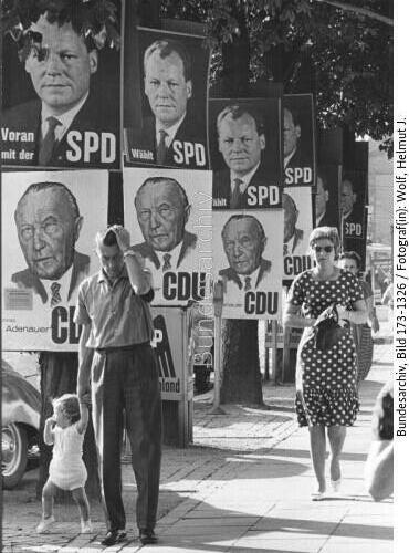 Bonn, Bundestagswahl, Wahlplakate