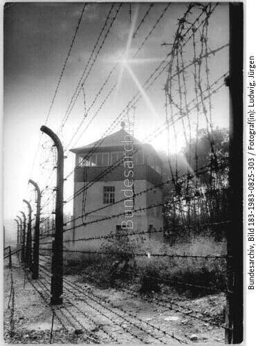 Gedenkstätte Buchenwald, Wachturm, Zaun
