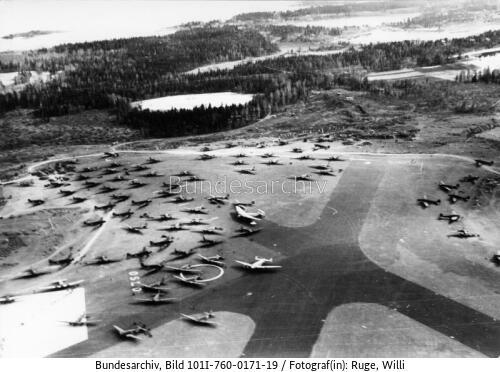 Norwegen, Flughafen Fornebu, Luftbild