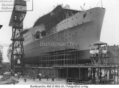 Flugzeugträger "Graf Zeppelin", Bau