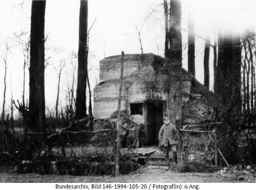 Frankreich, Fromelles, Unterstand