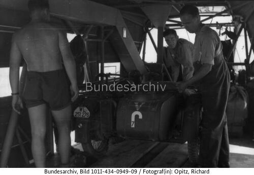 Nordafrika, Beladen eines Lastenseglers
