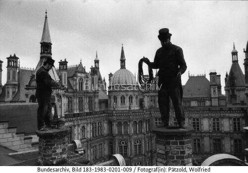 Schwerin, Schloss, Schornsteinfeger