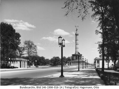 Berlin, Ost-West-Achse, Siegessäule