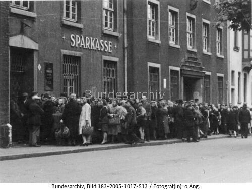 Essen, Währungsreform