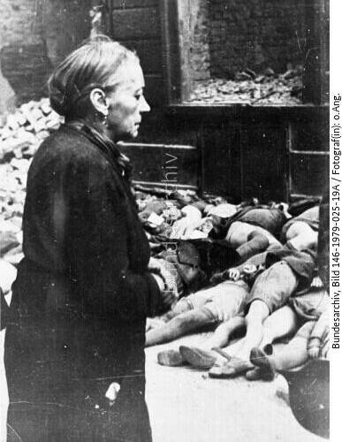 Köln, Kinderleichen nach Luftangriff