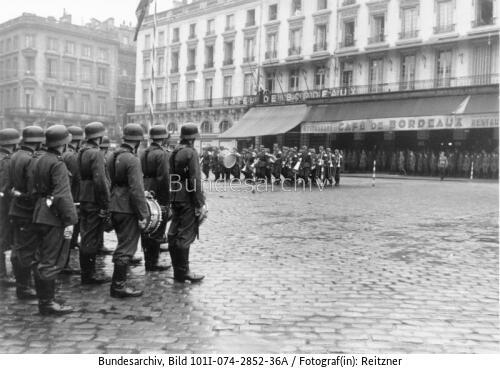 Bordeaux, Platzkonzert der Wehrmacht