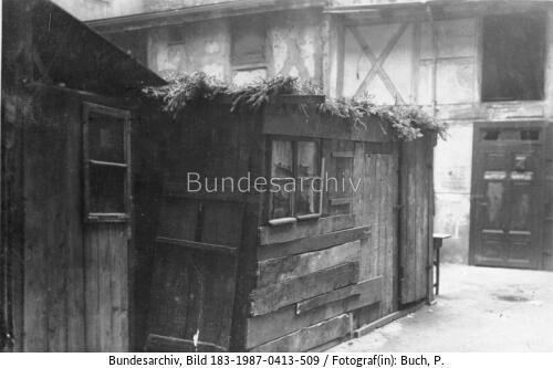 Berlin, im Scheunenviertel, Laubhütten