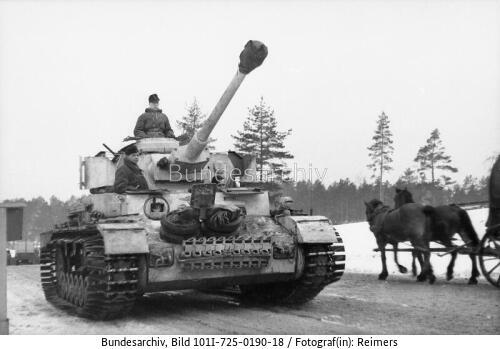 Russland, Rückzug deutscher Truppen, Panzer IV