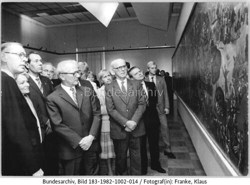 Dresden, DDR-Kunstausstellung, Ehrengäste