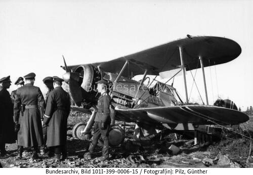 Oslo, Flugzeug Gloster Gladiator