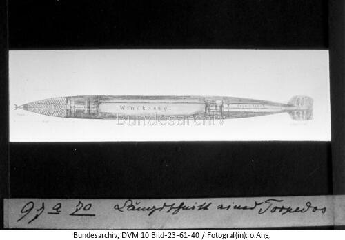 Fiume-Torpedo-Längsschnitt