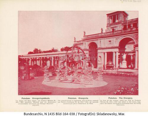 Potsdam, Orangerie, chinesische Astronomiegeräte