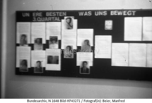 Wandzeitung "Unsere Besten"