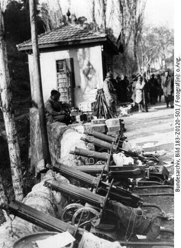 Spanien, Bürgerkrieg, abgegebene Waffen
