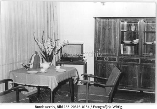 Erfurt, Möbelausstellung, Wohnzimmer