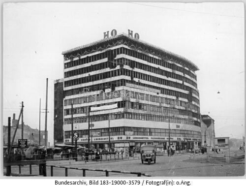 Berlin, Potsdamer Platz, "Columbushaus", Ruine, HO-Warenhaus