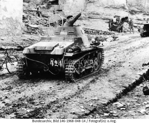 Spanien, Bürgerkrieg, Panzer I