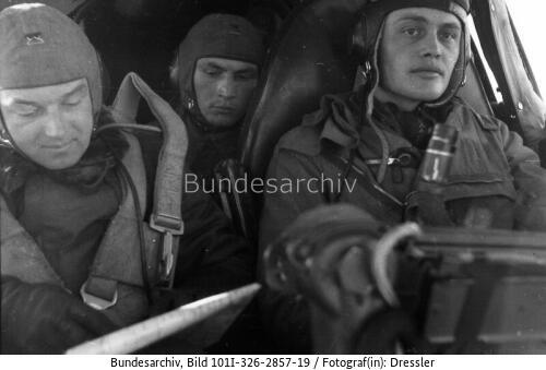 Russland, Piloten, Heinkel He 111
