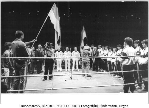 Rostock, Boxländerkampf DDR-BRD, Eröffnung