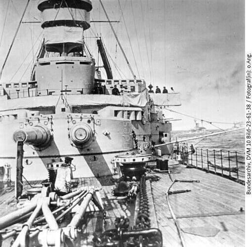 "SMS Deutschland", vorderer Geschützturm