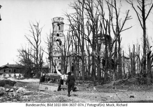 Russland, Kessel von Cholm, Ruinen