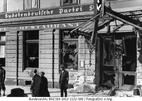 Sudetenland, Eger (Cheb), zerstörtes Hotel
