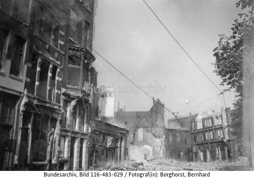 Rotterdam, Zerstörungen nach Bombardierung